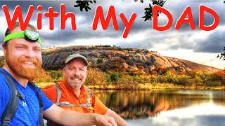 I Went Cave Exploring with My Dad - Enchanted Rock Texas