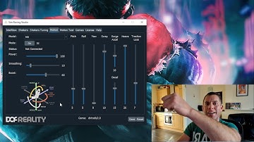 Sim Racing Studio Motion Software Settings DOF Reality M2 H3 P3 H6 P6 Etc.