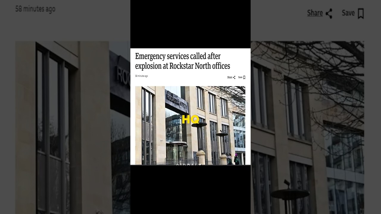 Explosion at Rockstar Games HQ 🔥💣