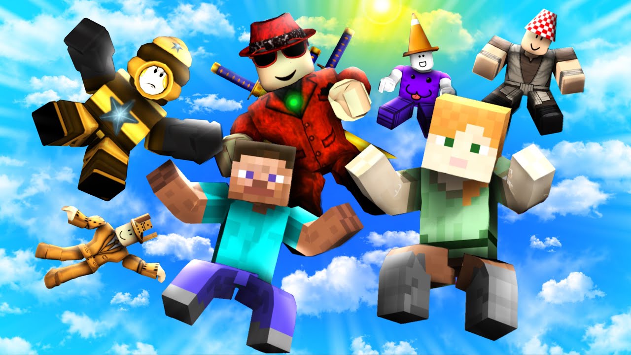 Minecraft Gmod Ragdolls GMOD • Minecraft vs Roblox • Impressive Ragdolls (Jumps, Ramps) - YouTube