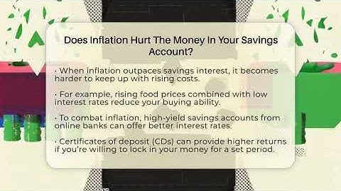 Does Inflation Hurt The Money In Your Savings Account? - Inflation Insight Channel