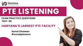 PTE LISTENING 2024 | PTE LISTENING FULL MOCK TEST | PTE LISTENING MOCK TEST #insigniaoverseas #pte