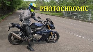 S1000Rと加藤大治郎とフォトクロミックシールドのトンネル検証