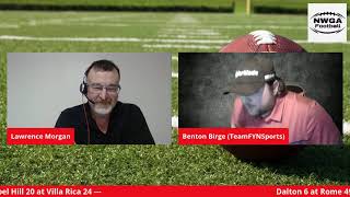 Northwest Georgia High School Football Scoreboard Show