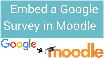 How To Create A Survey Using GoogleDrive and Embed It In Moodle