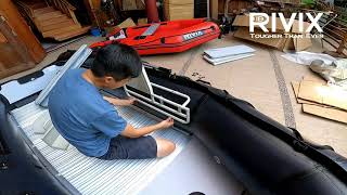 Inflatable Boat | Quick Guide on RIVIX XTREME COMMANDO Dash board Seat Installation