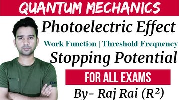 MSc Physics Entrance Exams | CSIR NET and GATE Physics Quantum Mechanics | Photoelectric Effect