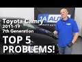 Top 5 Problems Toyota Camry Sedan 7th generation 2011-19