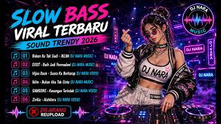 VIRAL!! DJ NARA MUSIC TERBARU 🔥 Slow Bass Full Bass Auto Bikin Canduuu