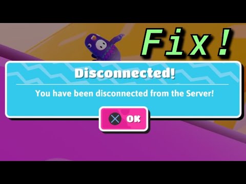 Fall Guys  "You Have been Disconnected from the Server" HOW TO FIX!