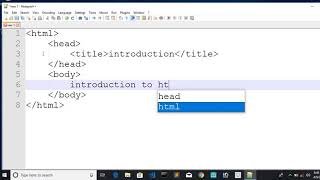 HOW TO CREATE AND RUN HTML IN NOTEPAD++ screenshot 4