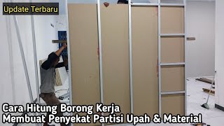 Harga Borong Membuat Penyekat Partisi Jasa dan Material