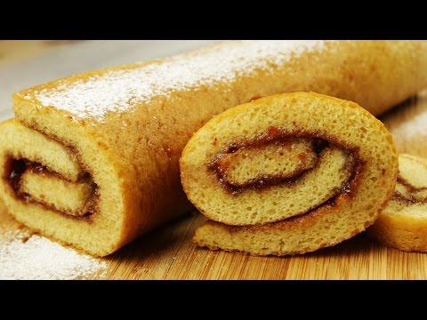 Видео рецепт Домашний бисквит на скорую руку