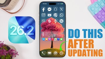 iOS 26.2 - First Things TO DO After Updating !