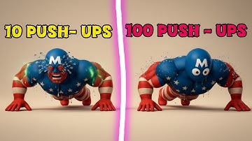 💪How to Go from 10 to 100 Push-Ups: Ladder Push-Up Secret Method That Actually Works! 🔥