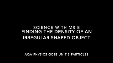 Density of irregular objects