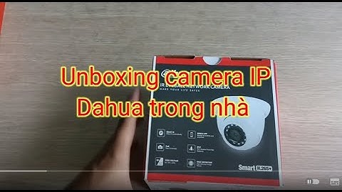 Camera IP 2MP DAHUA DH-IPC-HDW1230S-S5 unboxing