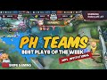 TEAM PHILIPPINES BEST PLAYS OF THE WEEK, KILLUASH FREESTYLE, HATED AND JAYPEE ON SUPPORT ROLE