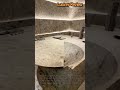 거대한 석재 테이블이 회전하면 생기는 일 #worker #process #interior #stone #design