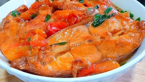 Cá Diêu Hồng Kho Cà Chua đậm đà ngon cơm hết sẩy