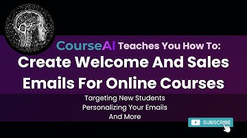 CourseAI Academy Teaches You How To Create Welcome and Sales Emails For Your Online Course