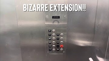 EXTENDED 2015 KONE EcoDisc Traction Ekevator at SE Park Avenue Trimet MAX Orange Milwaukie, OR