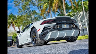Lamborghini Huracan EVO RWD Walkaround  Start Up - SOUND Sport Interior - Drive at Lamborghini Miami