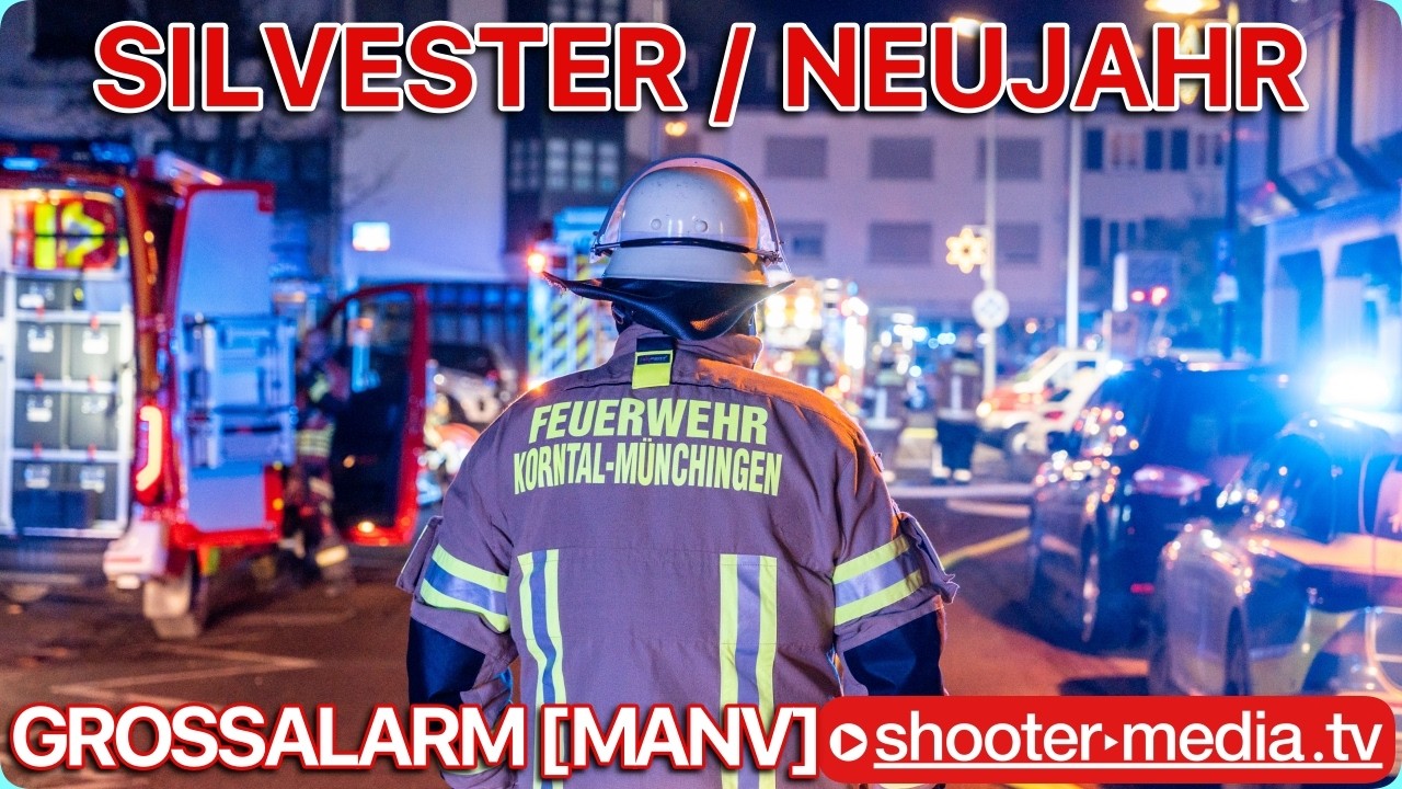 💥 SILVESTER / NEUJAHR 💥 | 🚒 FEUER mit MENSCHENLEBEN in GEFAHR [MANV] 🚒 | 9 Verletzte