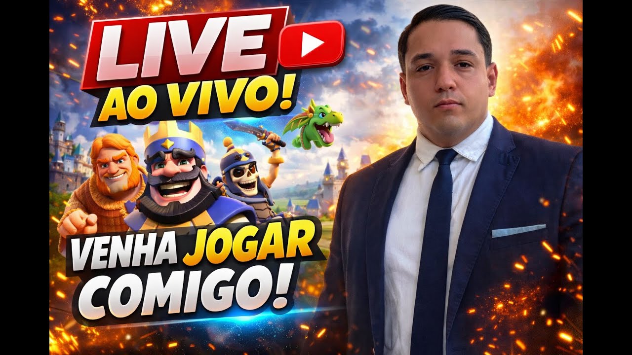 ✨TENTANDO SER PROPLAYER DE CLASH ROYALE AO VIVO✨