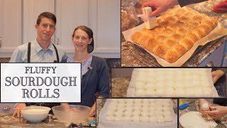 ✨ 'Fluffy Sourdough Rolls in Minutes! NoKnead & Healthy Tips | Organic Baking Tutorial