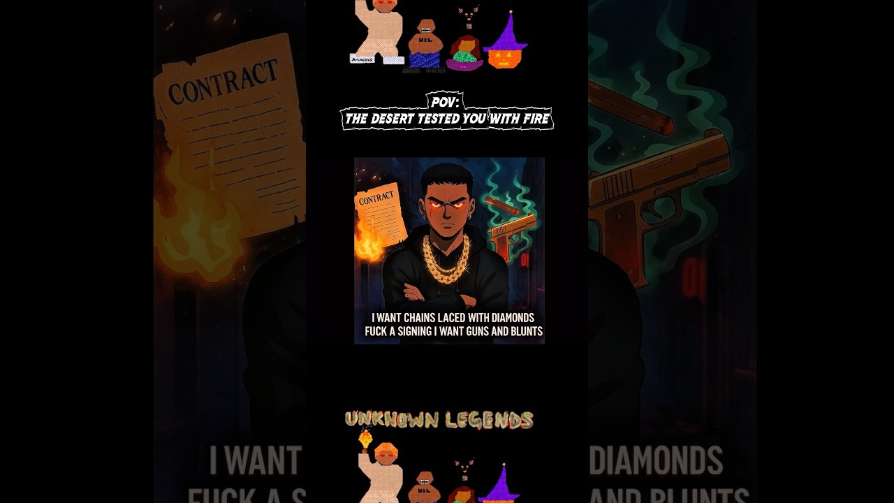 POV: the desert tested you with fire