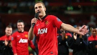 Nemanja Vidic mengucapkan selamat tinggal kepada fans Manchester United