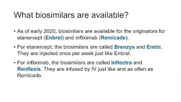 Biosimilars
