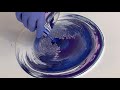 Incredible Galaxy Pour - Acrylic Pour - Fluid Art Technique