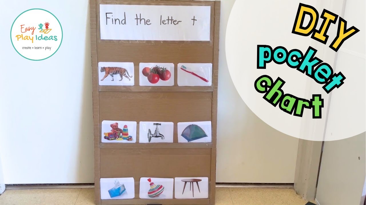 DIY Pocket Chart Teacher Resource for Literacy & Maths Activities