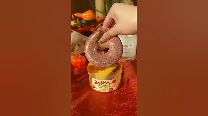 Apple Cider Donut 🍎 ASMR (Fall Favorite slimes available NOW ⋆.ೃ࿔*🍁)