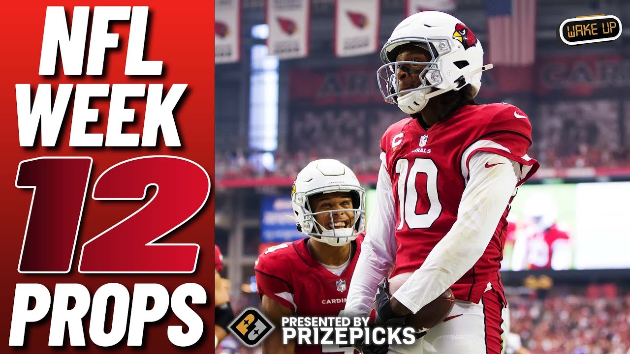 NFL WEEK 12 Best Player Prop Bets 11/27/22 on PRIZEPICKS