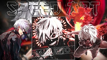 [SPEED ART] Avatar Tokyo Ghoul "Ken Kaneki"!
