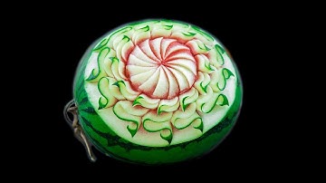 Tỉa hoa văn DẤU NGÃ cực thú vụ trên DƯA Hấu - ATP