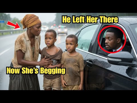 Ten Years After One Night Stand, Billionaire Saw Poor Waitress With Twins Begging In The Rain - YouTube