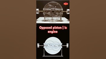 opposed piston | ic engine .  #solidworks #3d #design #autocad #engineering  #mechanicalengineering