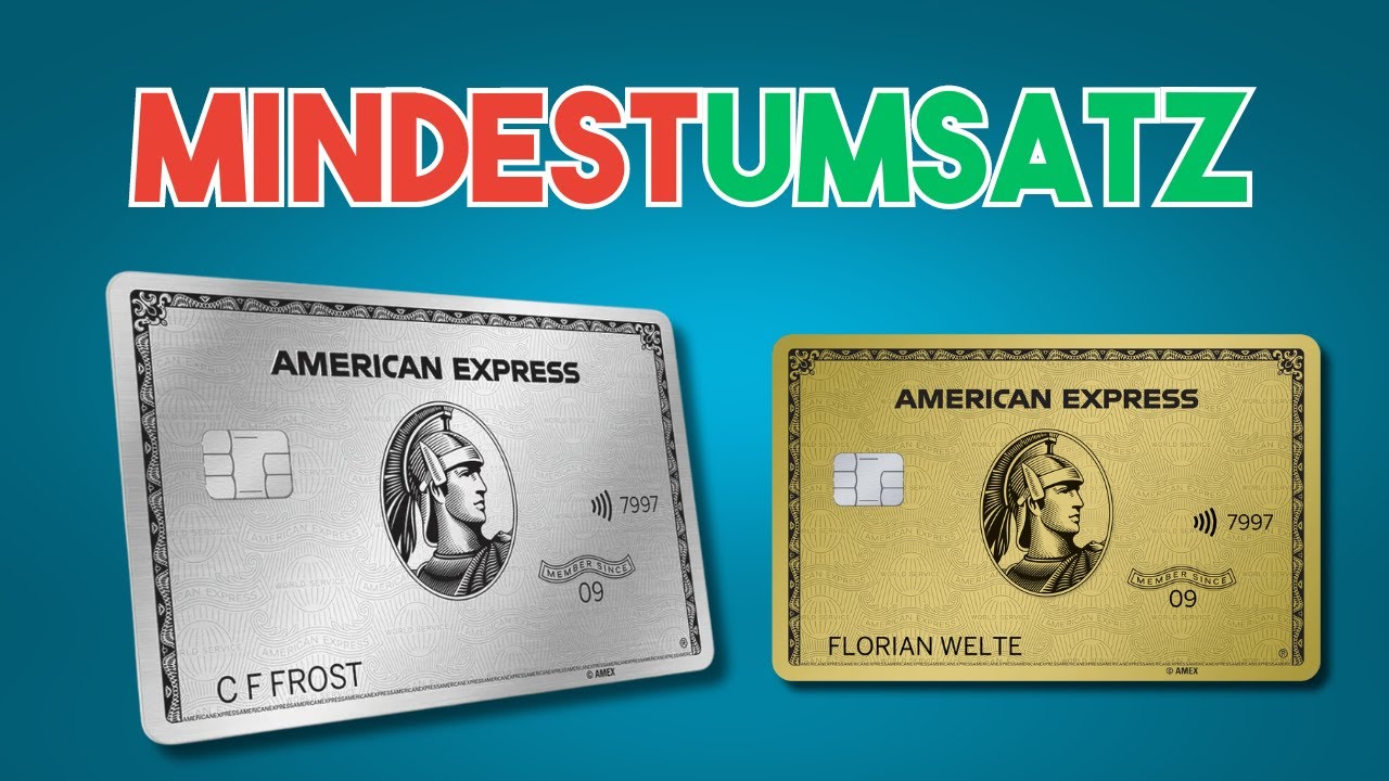 American Express Kreditkarte: So erreichst du den Mindestumsatz