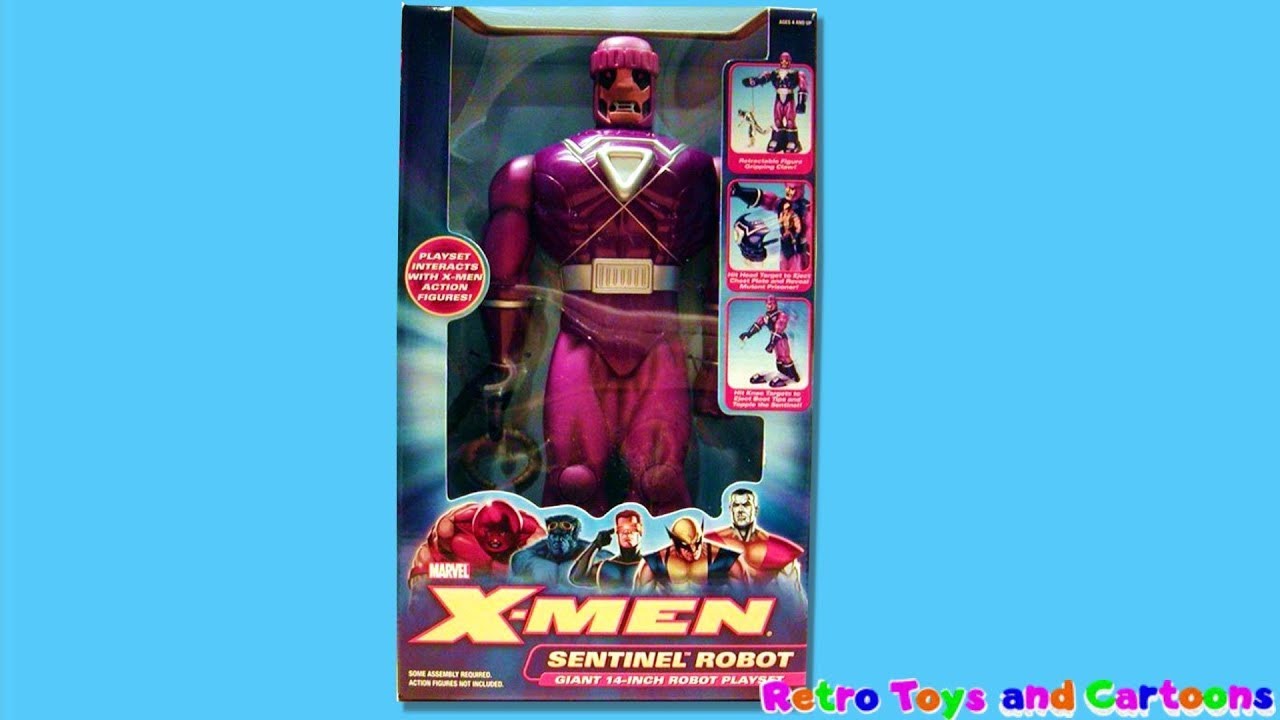X-Men Sentinel Robot Marvel Comics Commercial Retro Toys and