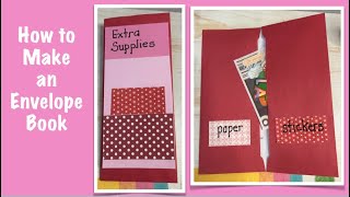 How To Make an Envelope Book - Easy DIY Book Craft