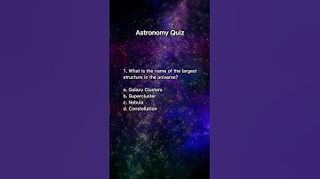 Astronomy Quiz #quiz #QuizTime #science #astronomy #space #trivia #education