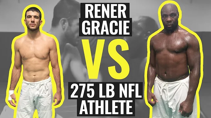 Rener Gracie Spars with 275 lb NFL Athlete (Gracie University Narrated Sparring)