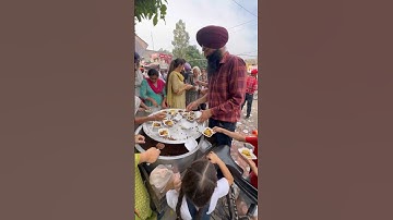Langar Guru Nanak Dev Ji Vivaah Purab #shortvideo #shortclip #fabulousfoodie