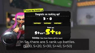 Splatoon 3 - What happens after you reach S+ 50?
