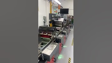 Rotamag Flexo Press Servo driven with re register