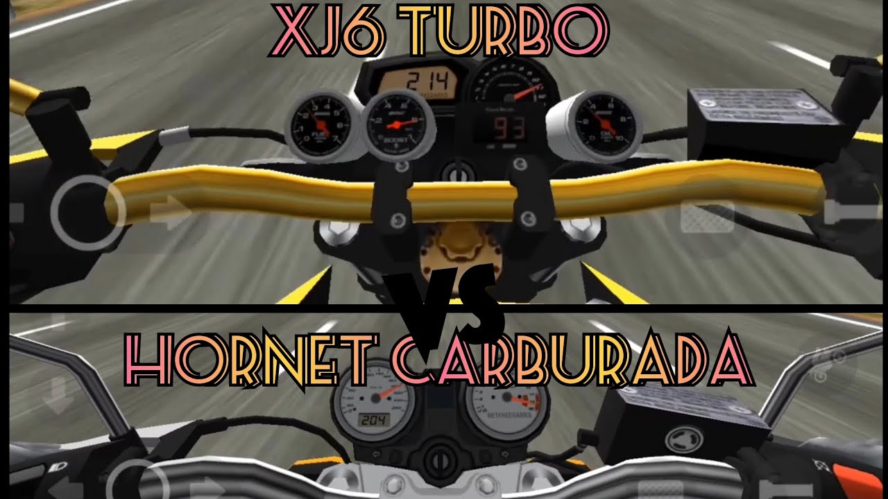 JOGO DE MOTO XJ6 VS HORNET ( TRAFFIC MOTO) ALTA VELOCIDADE